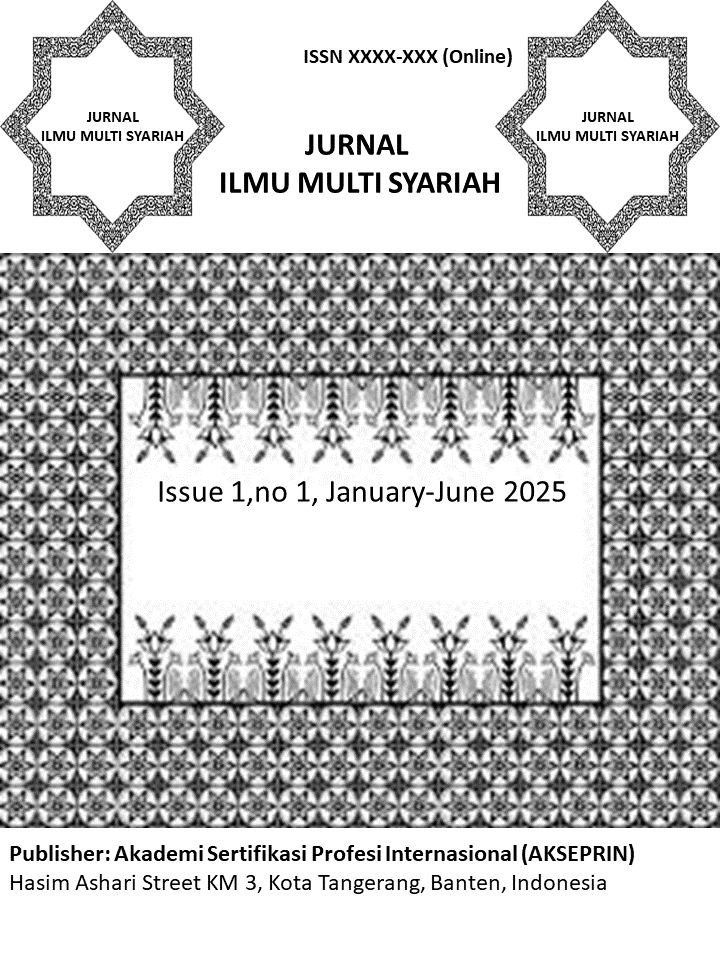 					View Vol. 1 No. 1 (2025): January -June
				